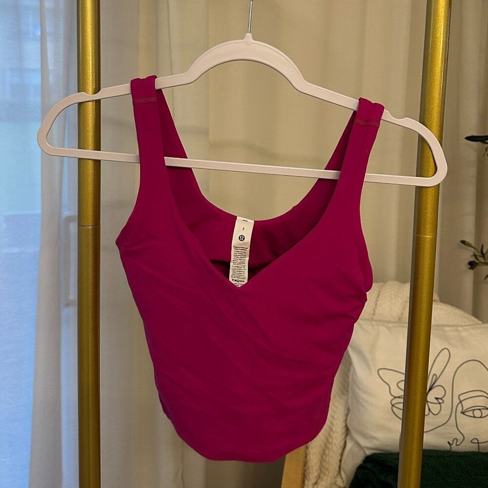 Lululemon align tank size 2 in color pink